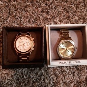 2 Michael Kors watches